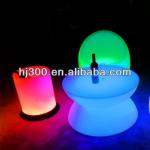 Modern simple style growing plastic Led stool