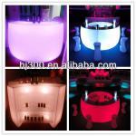 led bar table/round bar table set