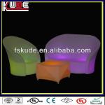 LED colorful modern hard plastic sofa comfortable sofa