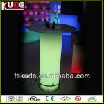 Remote control LED bar furniture led high bar table