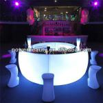 Modern unique waterproof plastic led lighted bar counter with rechargeable battery and remote control-PB-13CU-12-1