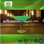 Outdoor colorful plastic led table