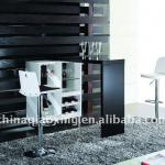 rotating top unique high gloss bar table for home