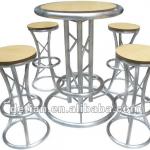 Aluminium truss bar table and bar chair,bar stools from Shanghai