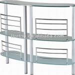 Top glass stainless steel bar table-BC803