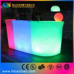 LED PE plastic glowing bar counter