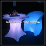 PE Material Table LED For Bar , Coffee Sales