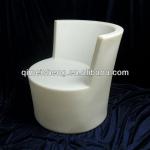 High quality plastic illuminated led cube chair