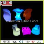 Multi color changing fashion design glowing plastic led bar tables