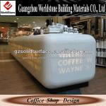 solid surface indoor coffee kiosk design-coffee kiosk