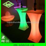Rechargebale led cocktail table,club bar table with led