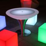 LI-Battery Remote WIFI Control Lighted Led Cube Chair, LED Cube, LED Cube Table