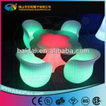 Rotational Molding PE bar table led furntiure