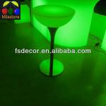 modern glowing plastic bar table with light/ low power consumption led furniture-MILESTONE