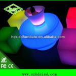 Plastic round table/led light up table for party/event/house