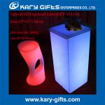 Remote Control Cuboid Shape Flashing Tables LED Light Bar Furniture