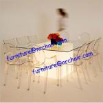 shanghai event rental/wedding acrylic led illuminated bar dining table