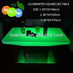 square led table multi color with remote contorl