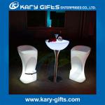 new design LED bar furniture table and chair set