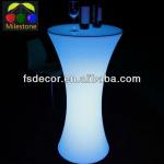 led illuminated cocktail table for party club and bar