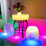 led cheap bar table set