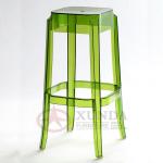 XD-175C Modern Plastic Leisure Ghost Chair Bar Stool Chairs.