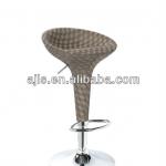 ABS bar stool with plastic covered seat