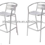 Adult Aluminium Night Clube Metal Pub Bar Stool High Chairs (YC018)