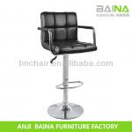 leather bar stool with armrest BN-1013