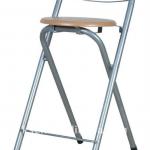 Metal and MDF seat folding bar chair KC-7503M