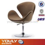 IC1333 swan chair with metal bar stool legs