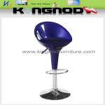 cheap dark blue plastic commercial bar stools-BC-002 blue
