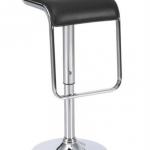Factory PVC leather black bar stool/dinning chair-ZT-147