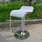 Pvc leather and chrome legs bar chair bar stool