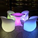 shenzhen led furniture led table led chairs