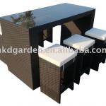 resin wicker furniture bar chair table rattan furniture-KD-10194