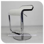 Bar height stool PU IRON CHROME Swivel Bar Chair