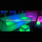 rgb led color changing fancy sofa/dining furniture sofa