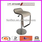 Modern designs bar stool chair adjustable footrest bar stool high chair with round stainless steel base wood bar chair for sales