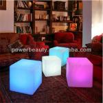 Outdoor waterproof glowing led cube lighting/cube stool