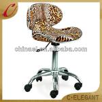 Colorful fashion bar chair chrome base various material available