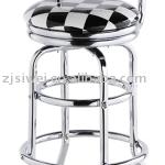 Any logo can design on the cushion with backrest can 360 degree turn SW-7 bar stool