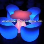 Multi color changing led bar chair