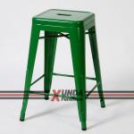 XD-375 Stackable Iron material Tolix Metal Bar Chair