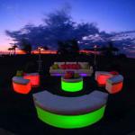 Outdoor party IP65 waterproof LED illuminated bar furniture Modern style-CFL-led bar table-BC-2