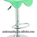 Modern Clear Acrylic Bar Stool/Chromed Square Base Bar Chair ZM-148