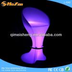 Comfortable RGB color changing lighting led bar chair led plastic chair