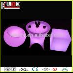 RGB led cube stool plastic illuminated led bar stool part wifi control led cube-KD-CS203