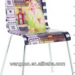 Acrylic bar stool with logo