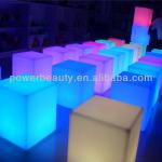 led chair rgb led cube light decorative seat outdoor